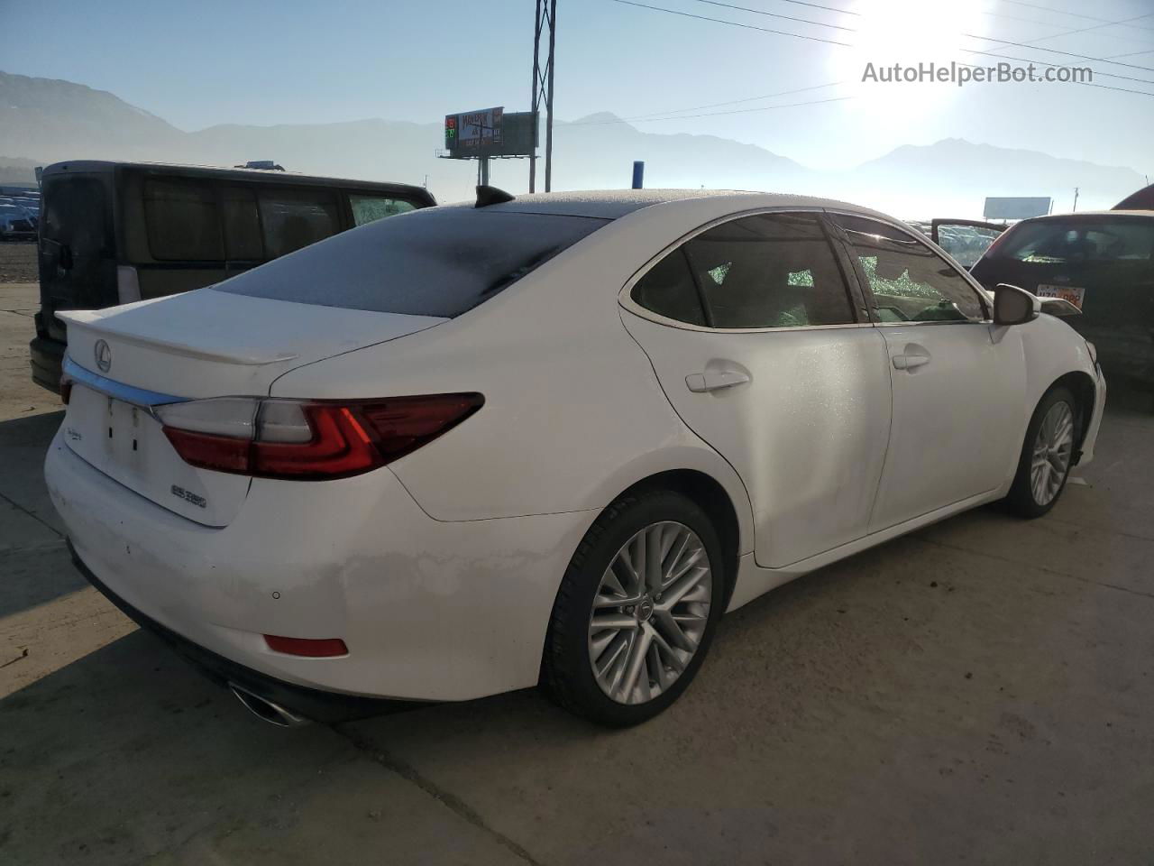 2016 Lexus Es 350 White vin: 58ABK1GG6GU031479