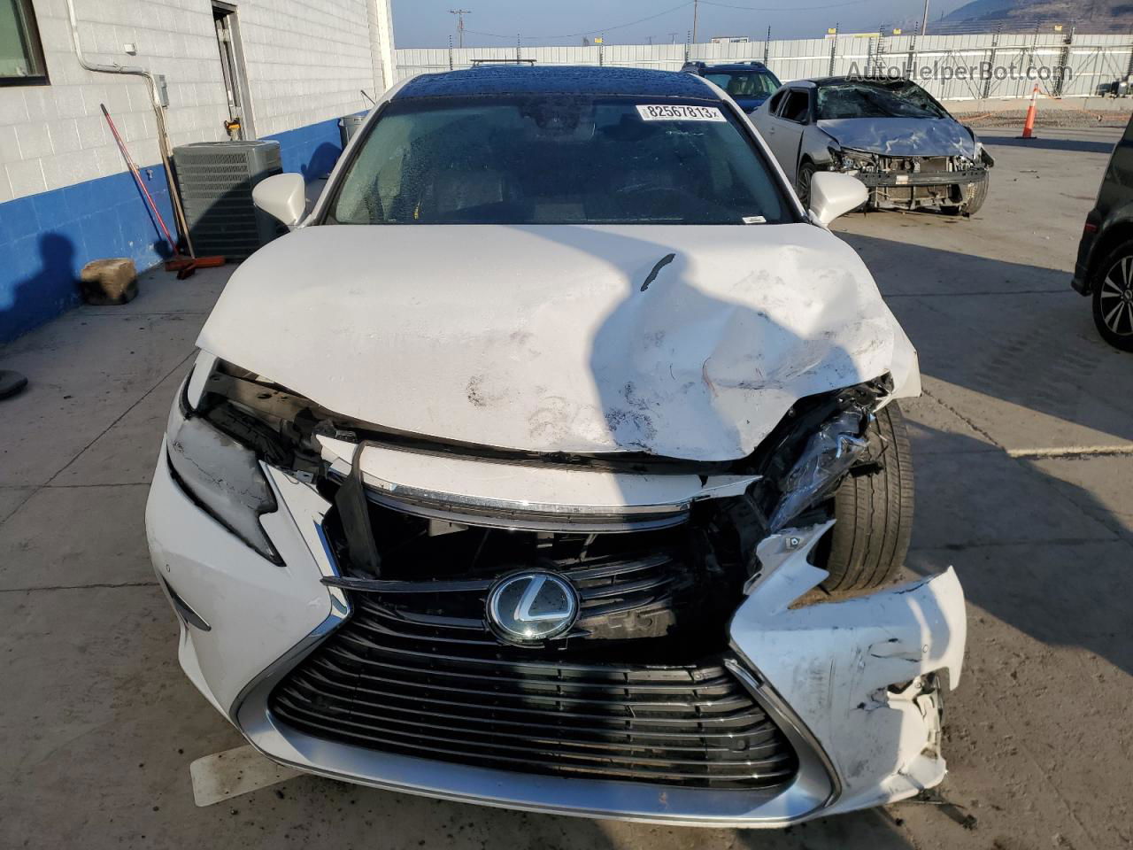 2016 Lexus Es 350 White vin: 58ABK1GG6GU031479