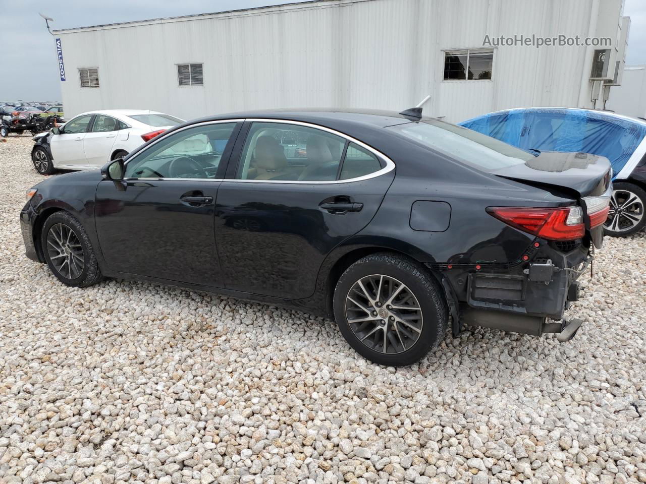 2017 Lexus Es 350 Black vin: 58ABK1GG6HU040832