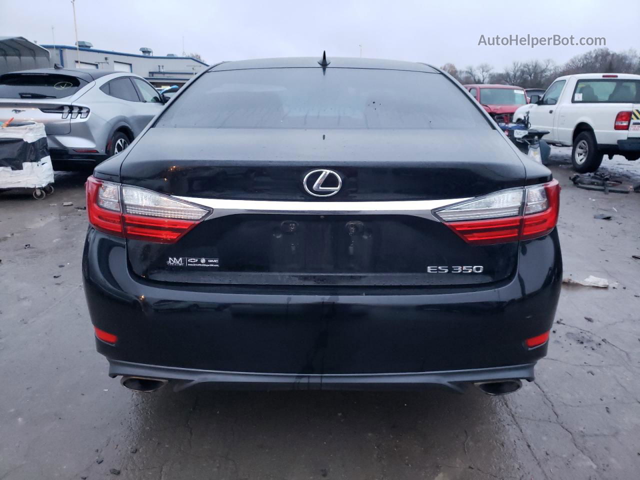 2017 Lexus Es 350 Black vin: 58ABK1GG6HU045464