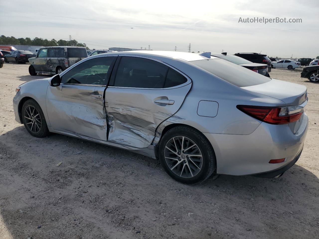 2017 Lexus Es 350 Silver vin: 58ABK1GG6HU046016