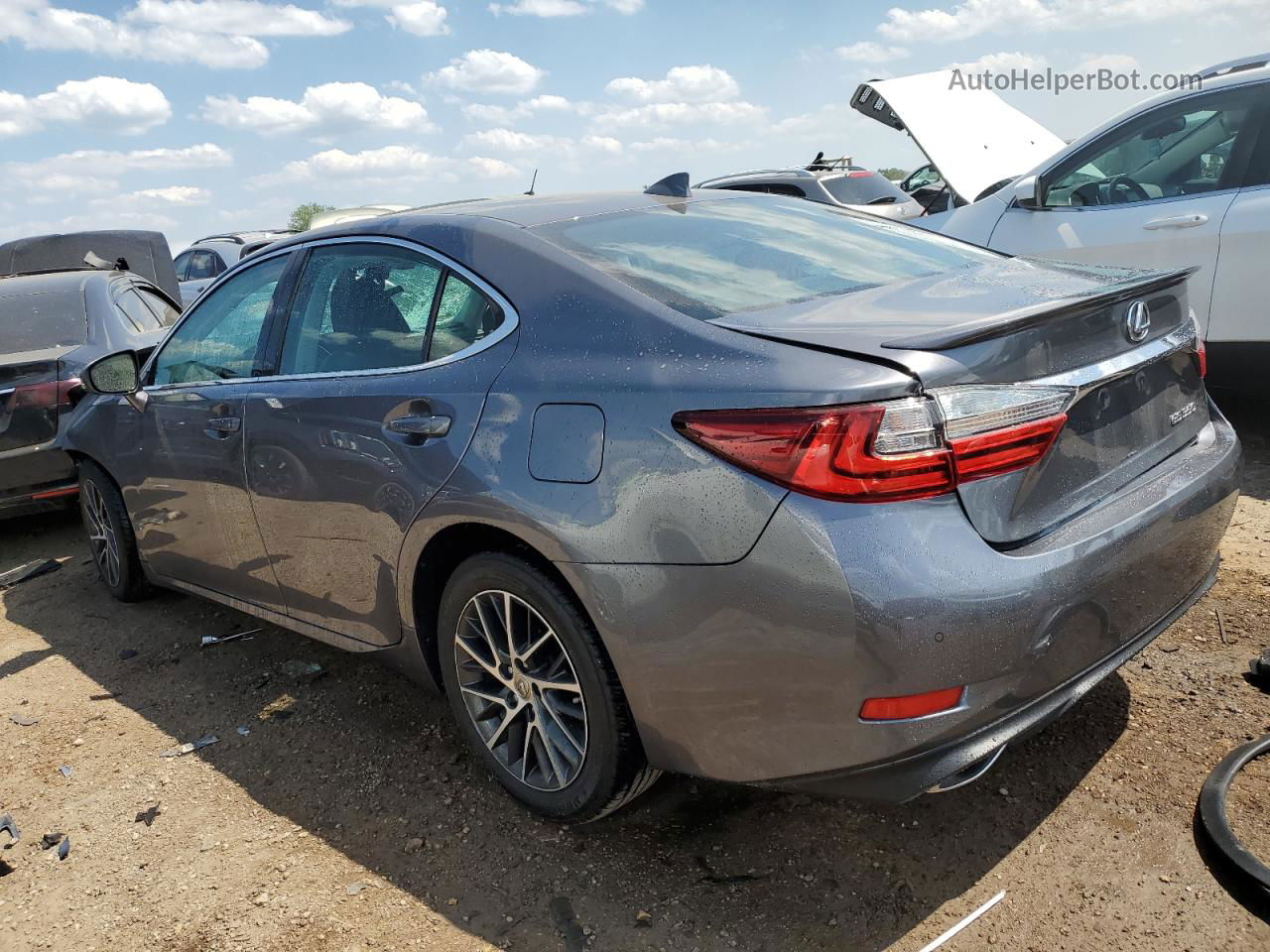 2017 Lexus Es 350 Gray vin: 58ABK1GG6HU053693