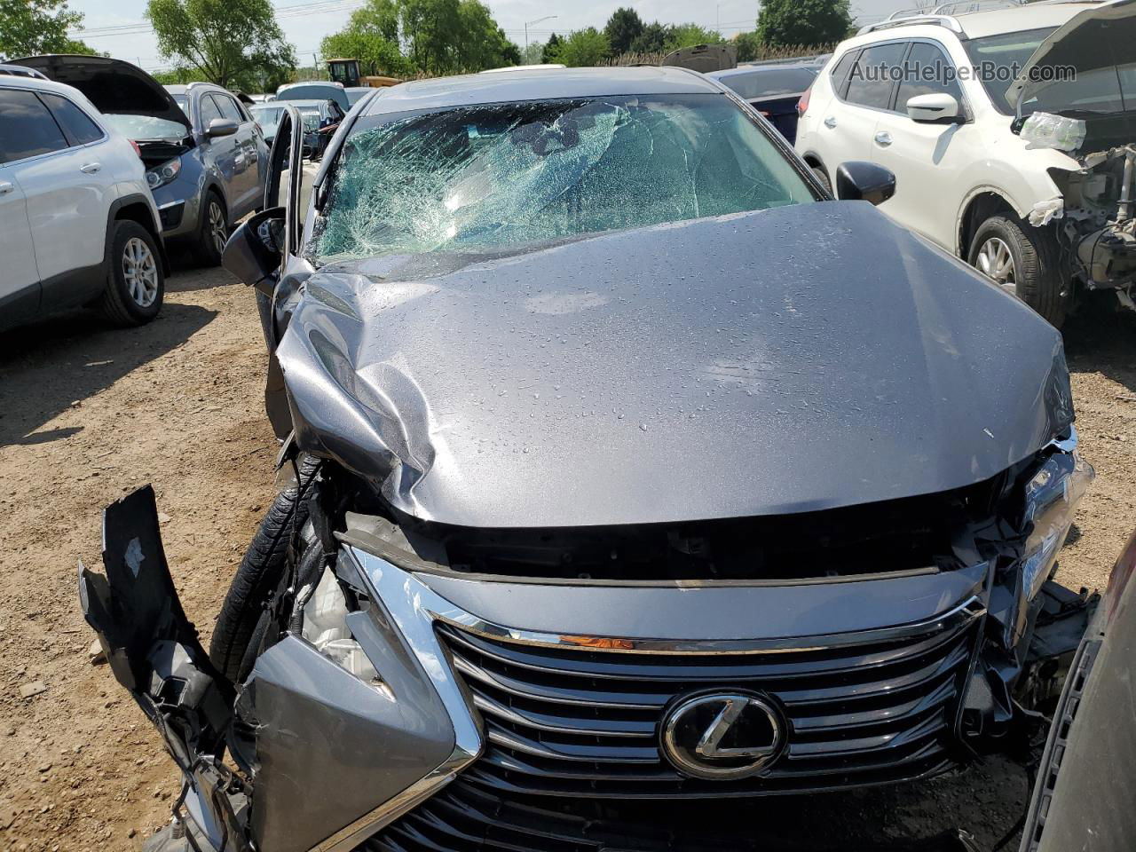 2017 Lexus Es 350 Gray vin: 58ABK1GG6HU053693