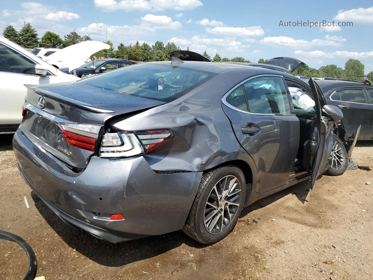 2017 Lexus Es 350 Gray vin: 58ABK1GG6HU053693