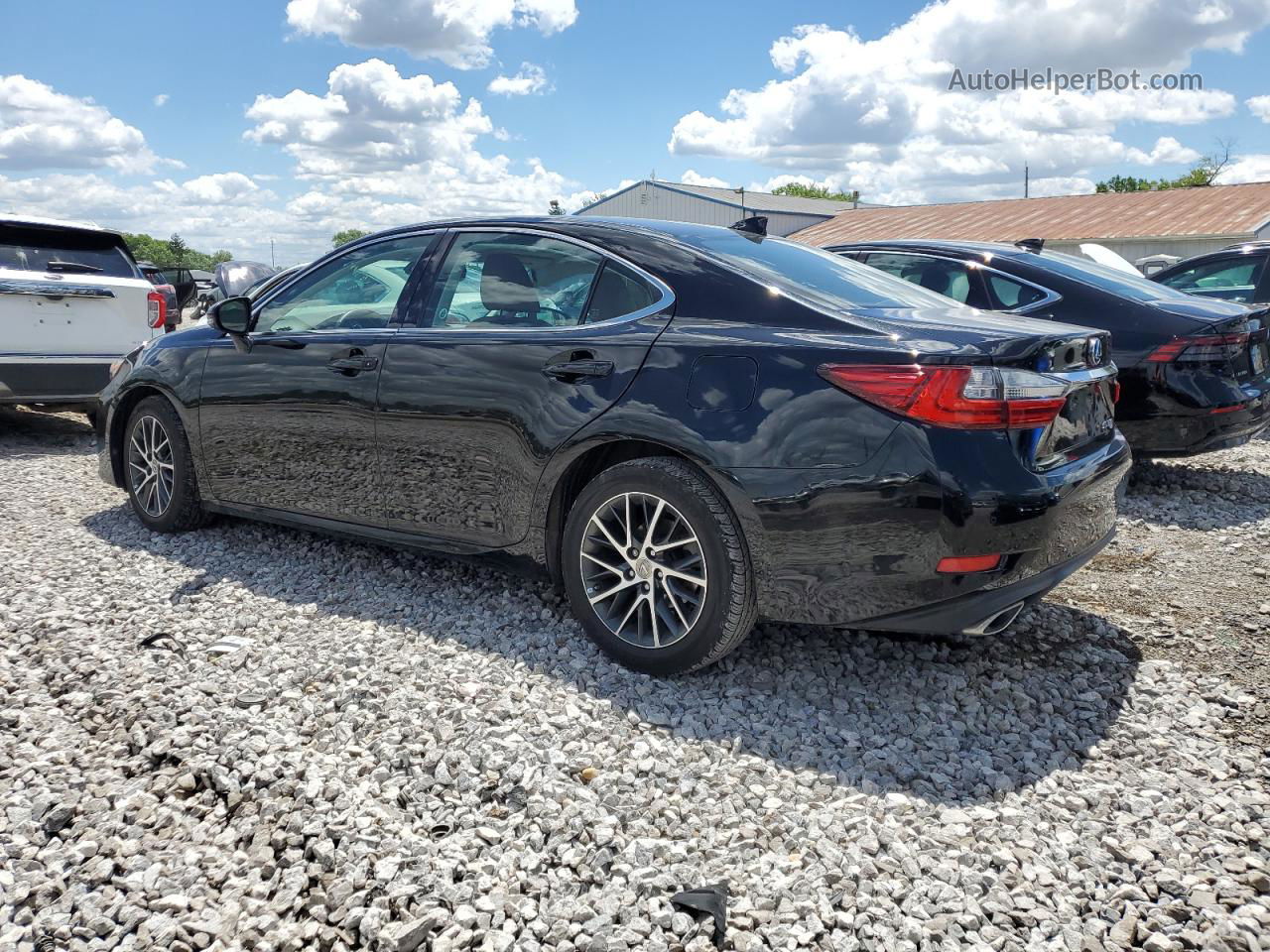 2017 Lexus Es 350 Black vin: 58ABK1GG6HU054665