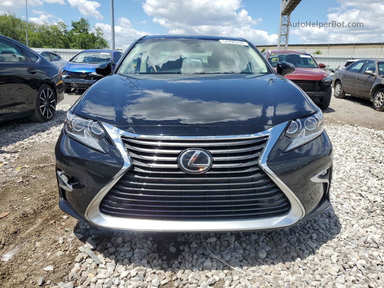 2017 Lexus Es 350 Black vin: 58ABK1GG6HU054665