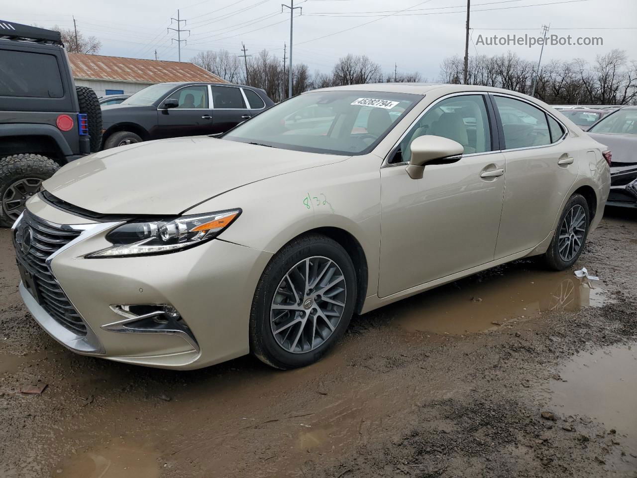 2017 Lexus Es 350 Gold vin: 58ABK1GG6HU059414