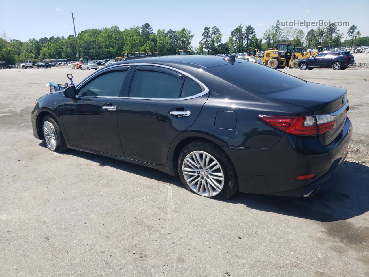 2017 Lexus Es 350 Black vin: 58ABK1GG6HU062409