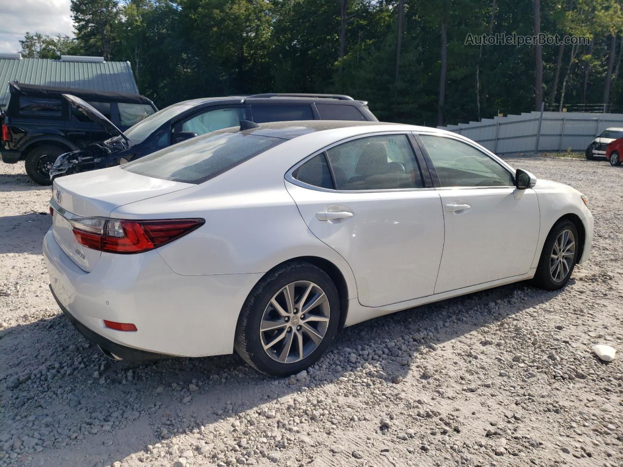 2017 Lexus Es 350 White vin: 58ABK1GG6HU065164