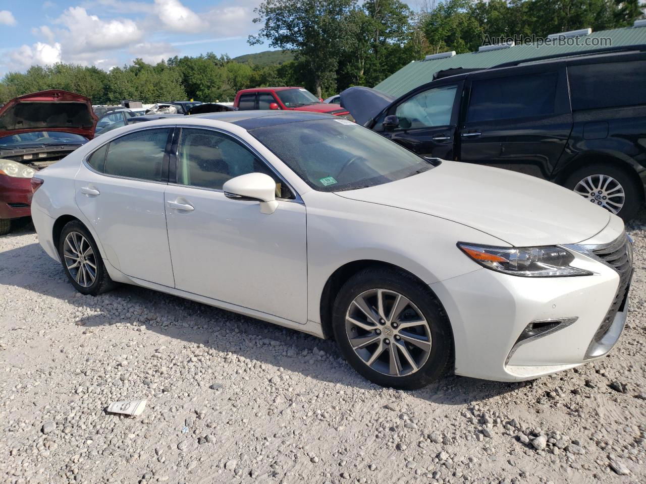 2017 Lexus Es 350 White vin: 58ABK1GG6HU065164