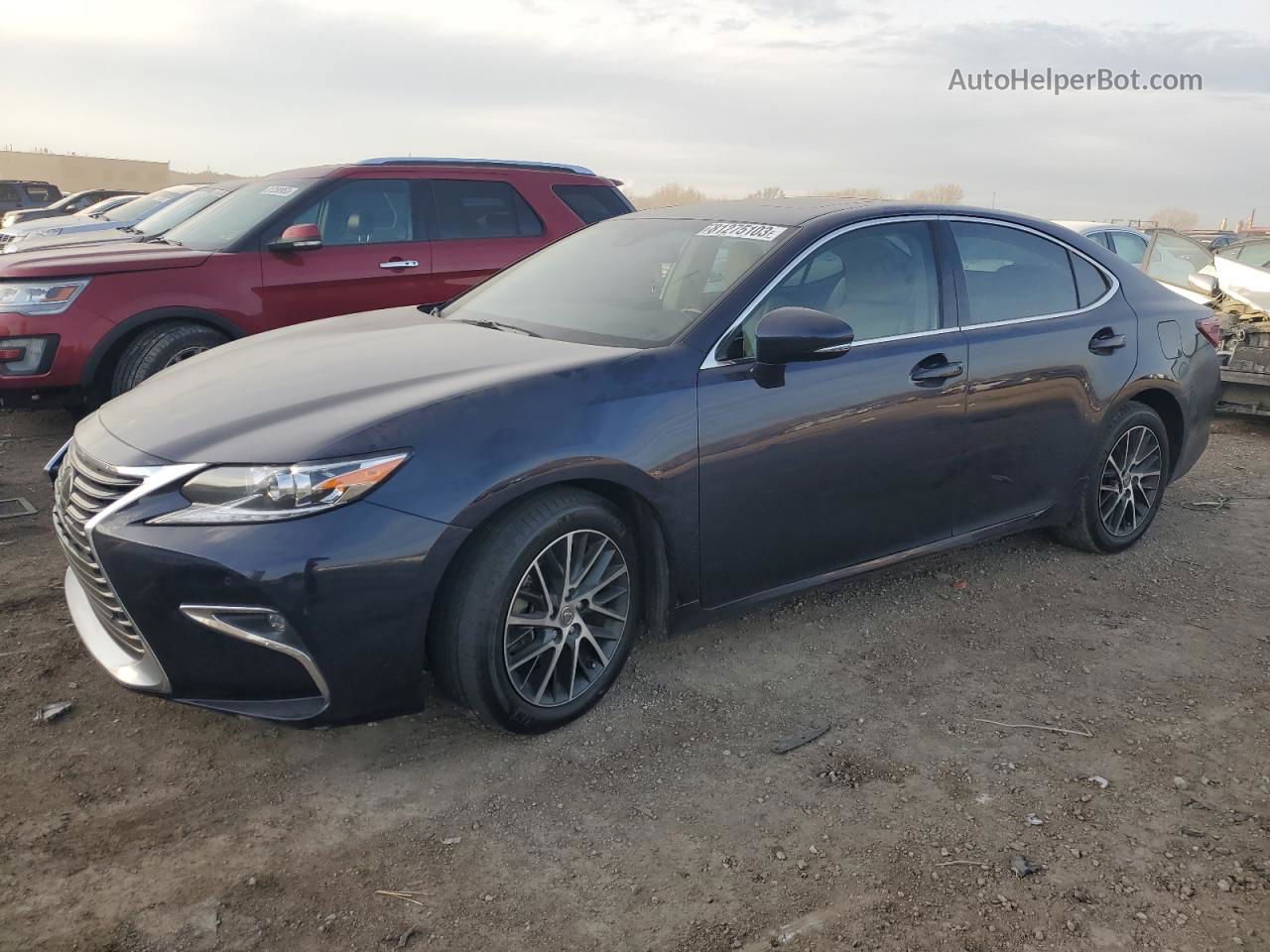 2017 Lexus Es 350 Blue vin: 58ABK1GG6HU079131