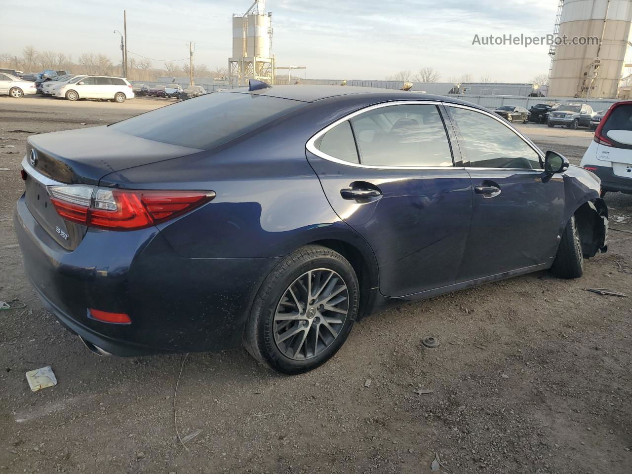 2017 Lexus Es 350 Blue vin: 58ABK1GG6HU079131