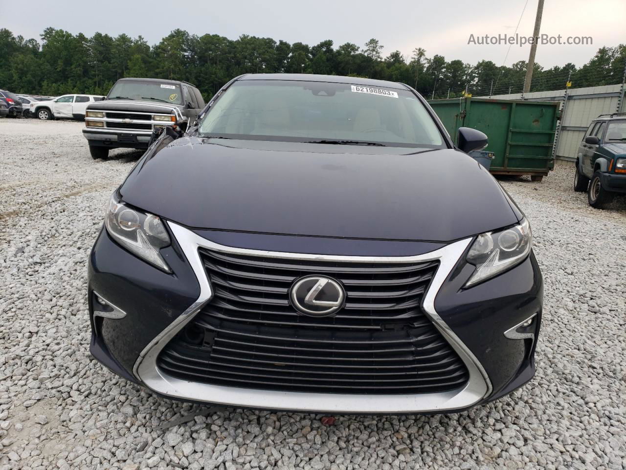 2018 Lexus Es 350 Синий vin: 58ABK1GG6JU081497