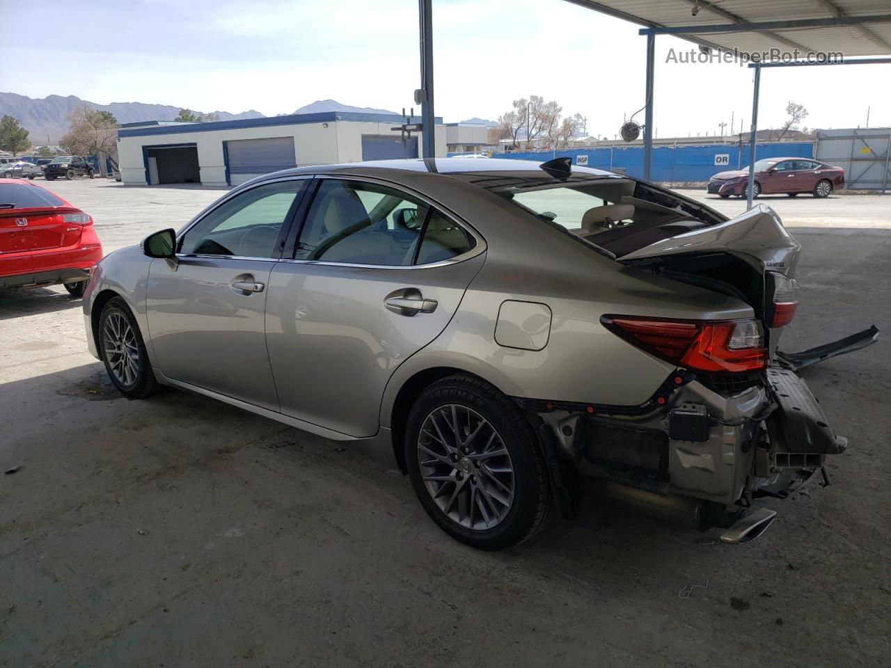 2018 Lexus Es 350 Gray vin: 58ABK1GG6JU099126