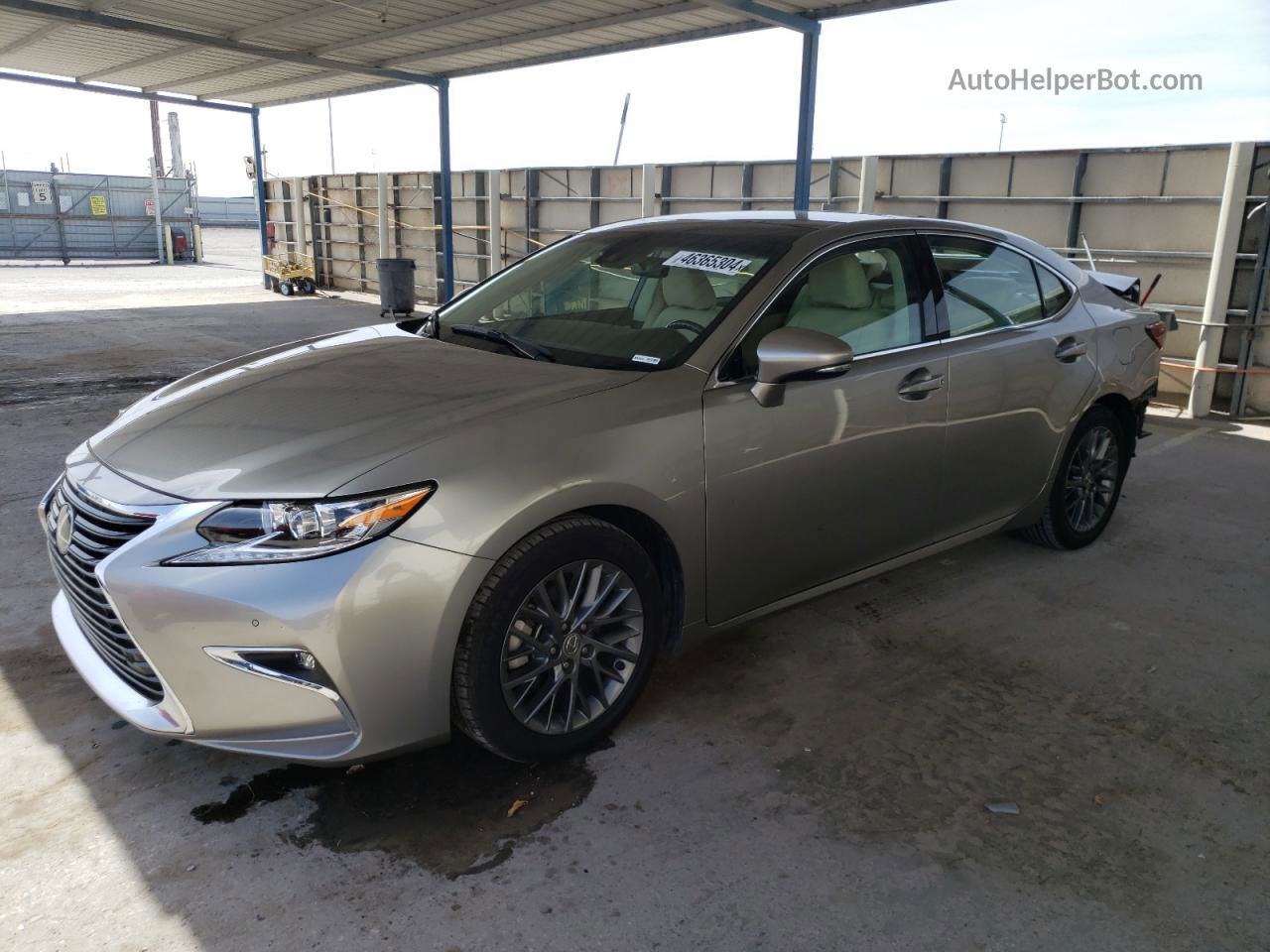 2018 Lexus Es 350 Gray vin: 58ABK1GG6JU099126