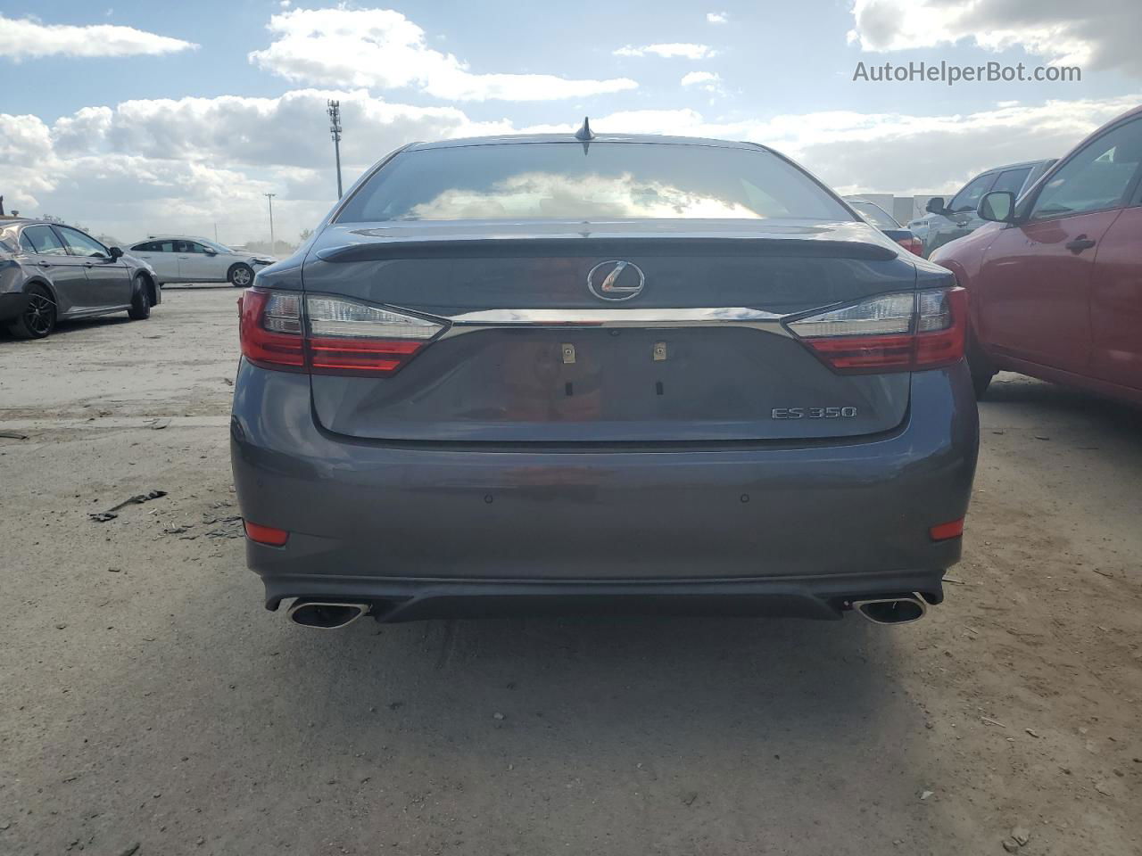 2018 Lexus Es 350 Charcoal vin: 58ABK1GG6JU099272