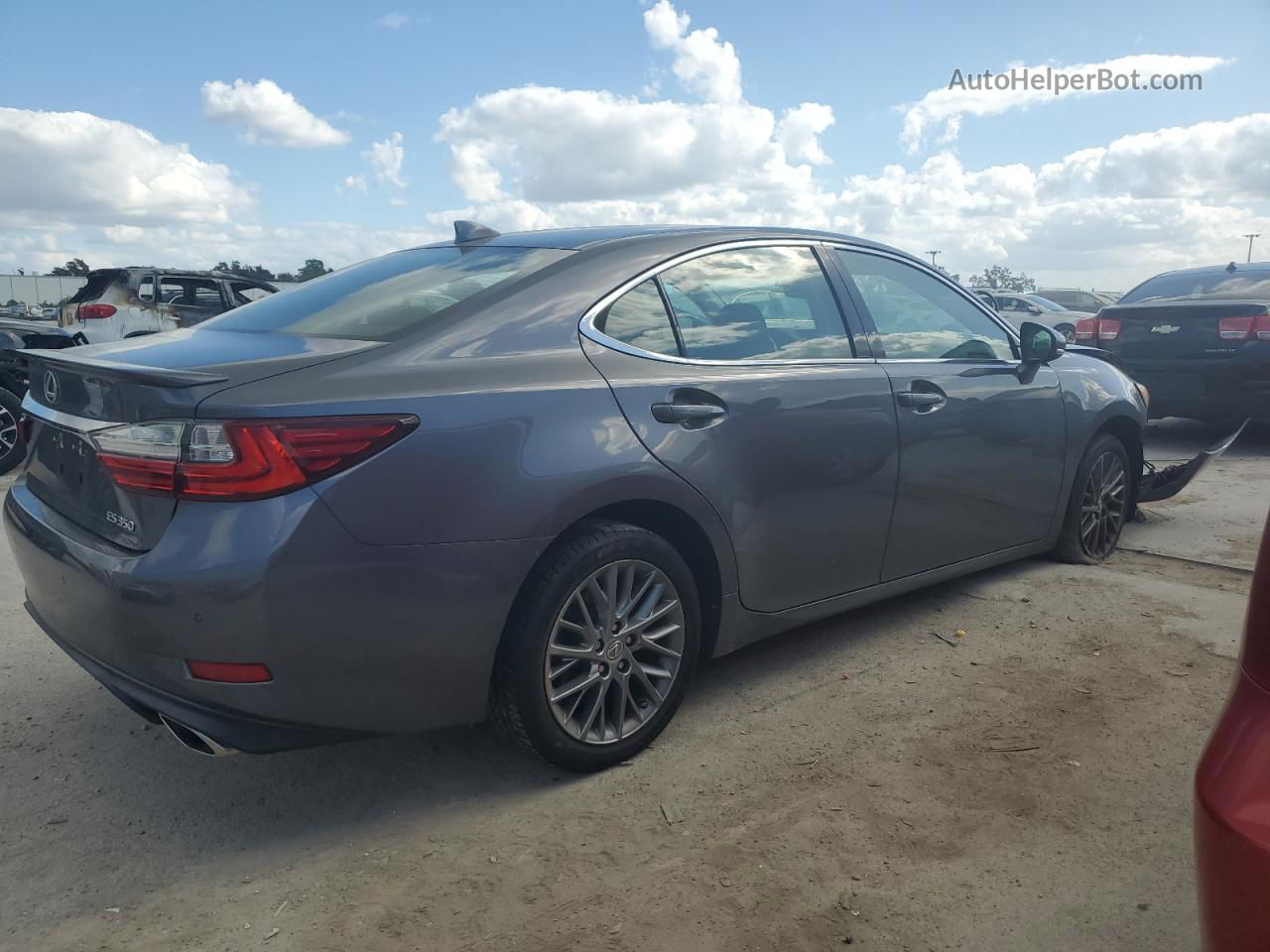 2018 Lexus Es 350 Charcoal vin: 58ABK1GG6JU099272