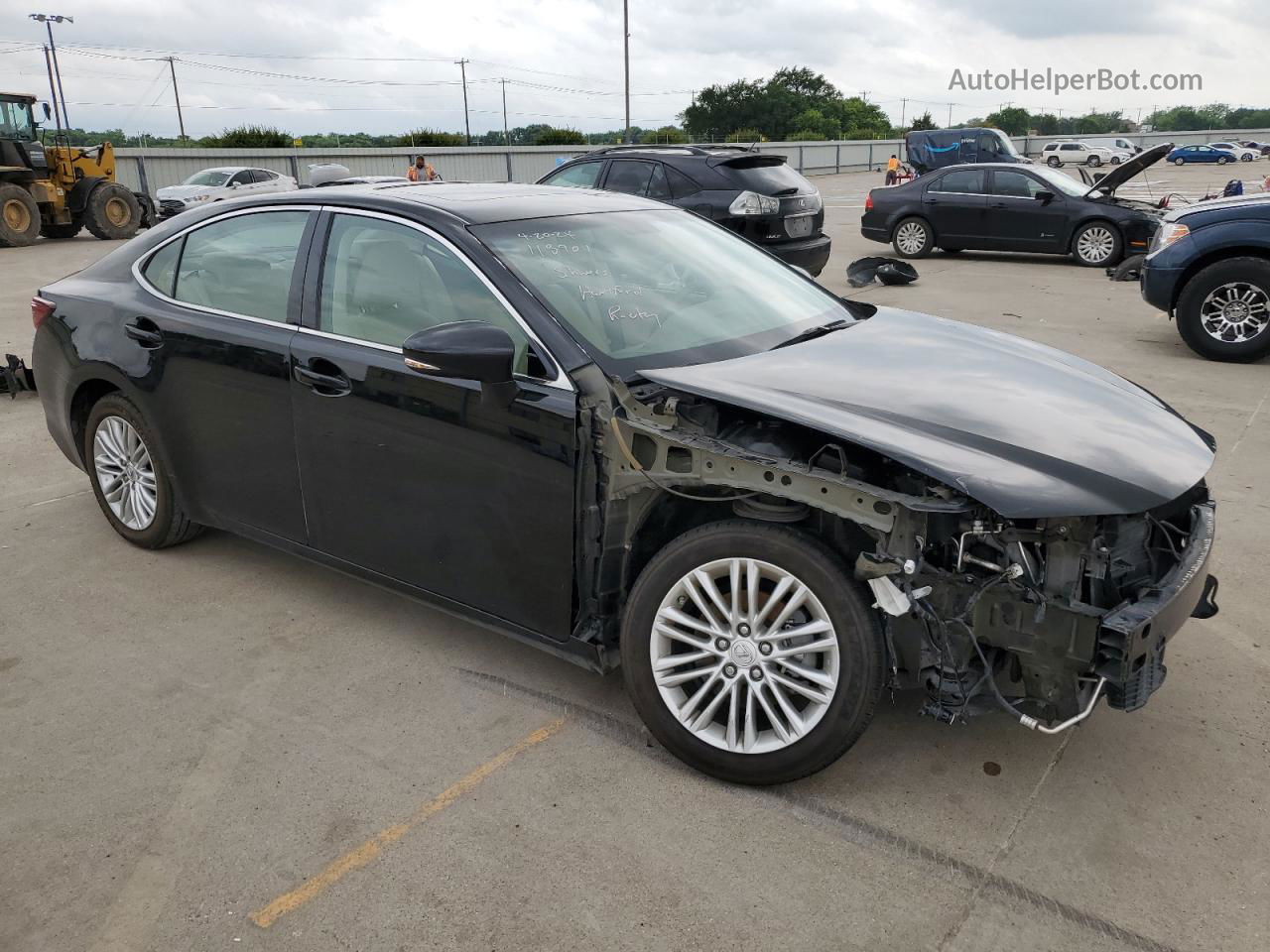 2016 Lexus Es 350 Black vin: 58ABK1GG7GU003786