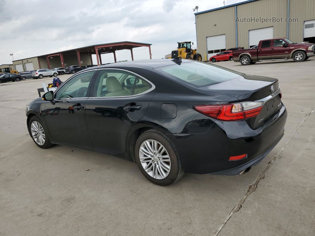 2016 Lexus Es 350 Black vin: 58ABK1GG7GU003786