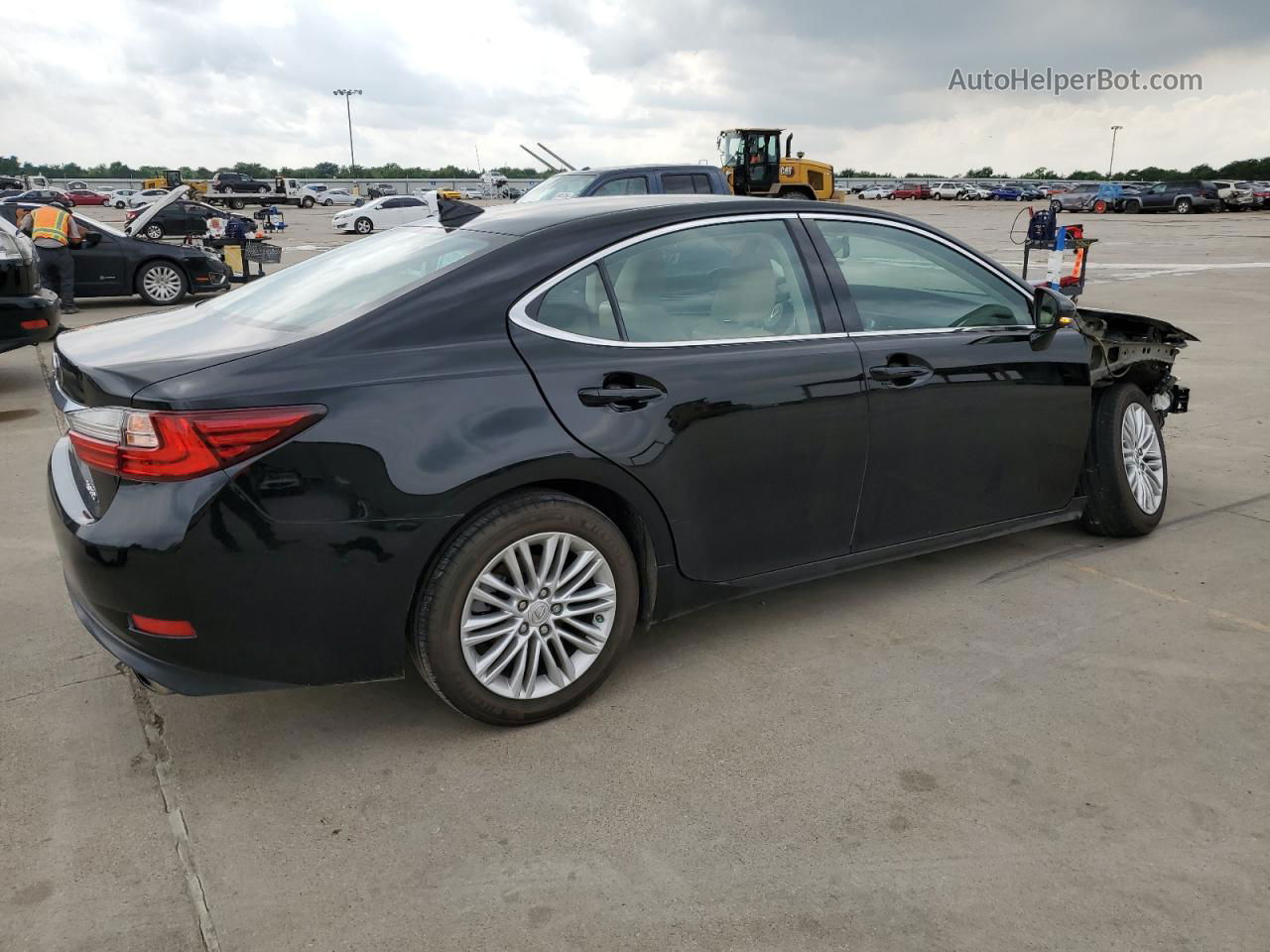 2016 Lexus Es 350 Black vin: 58ABK1GG7GU003786