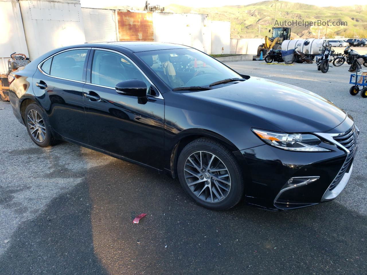 2016 Lexus Es 350 Black vin: 58ABK1GG7GU005408