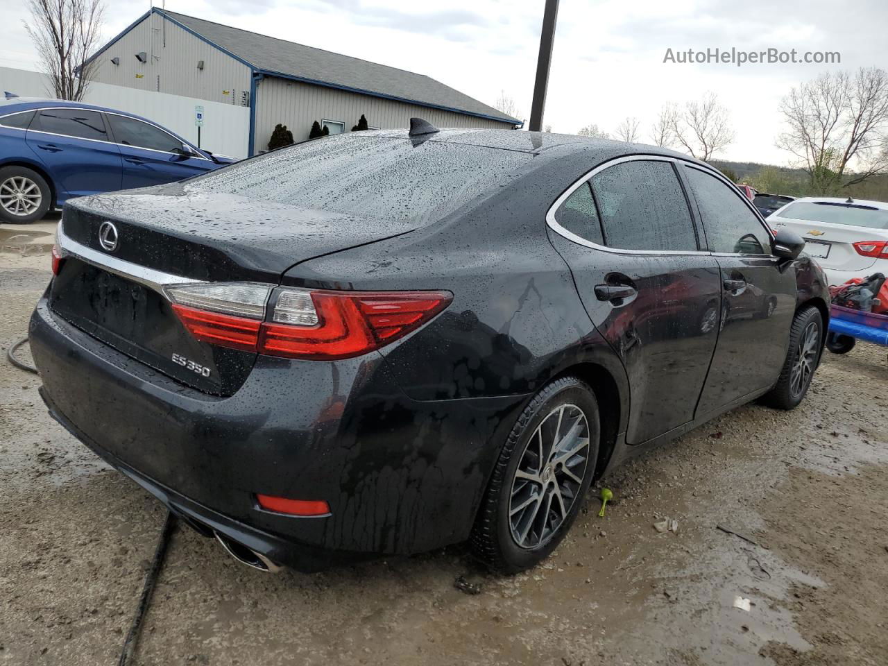 2016 Lexus Es 350 Black vin: 58ABK1GG7GU006638