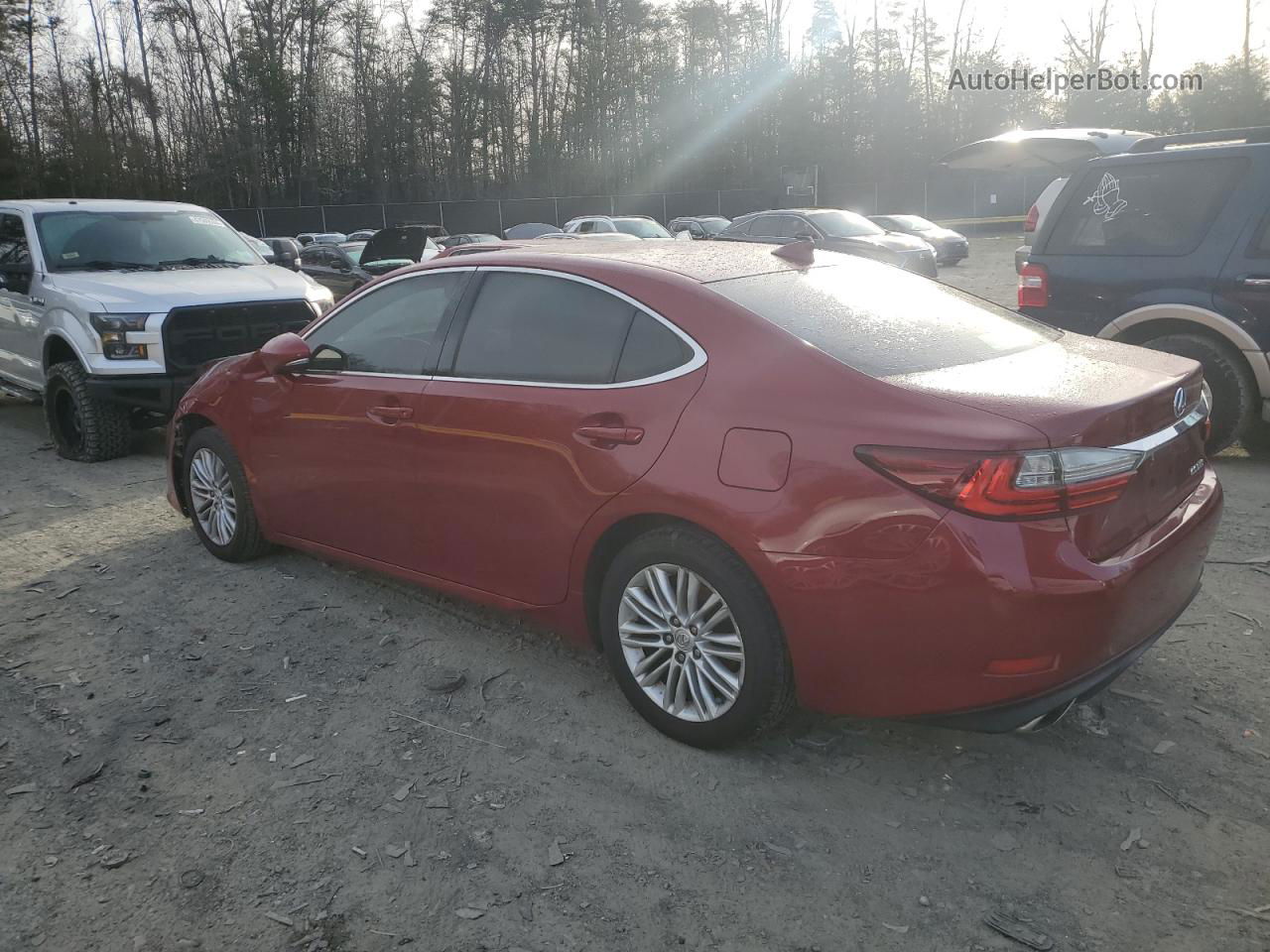 2016 Lexus Es 350 Burgundy vin: 58ABK1GG7GU009992