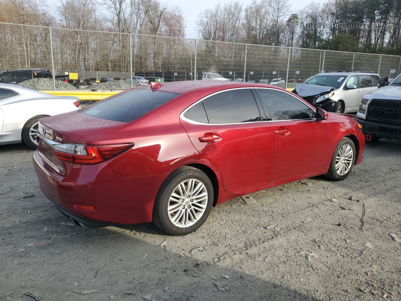 2016 Lexus Es 350 Burgundy vin: 58ABK1GG7GU009992