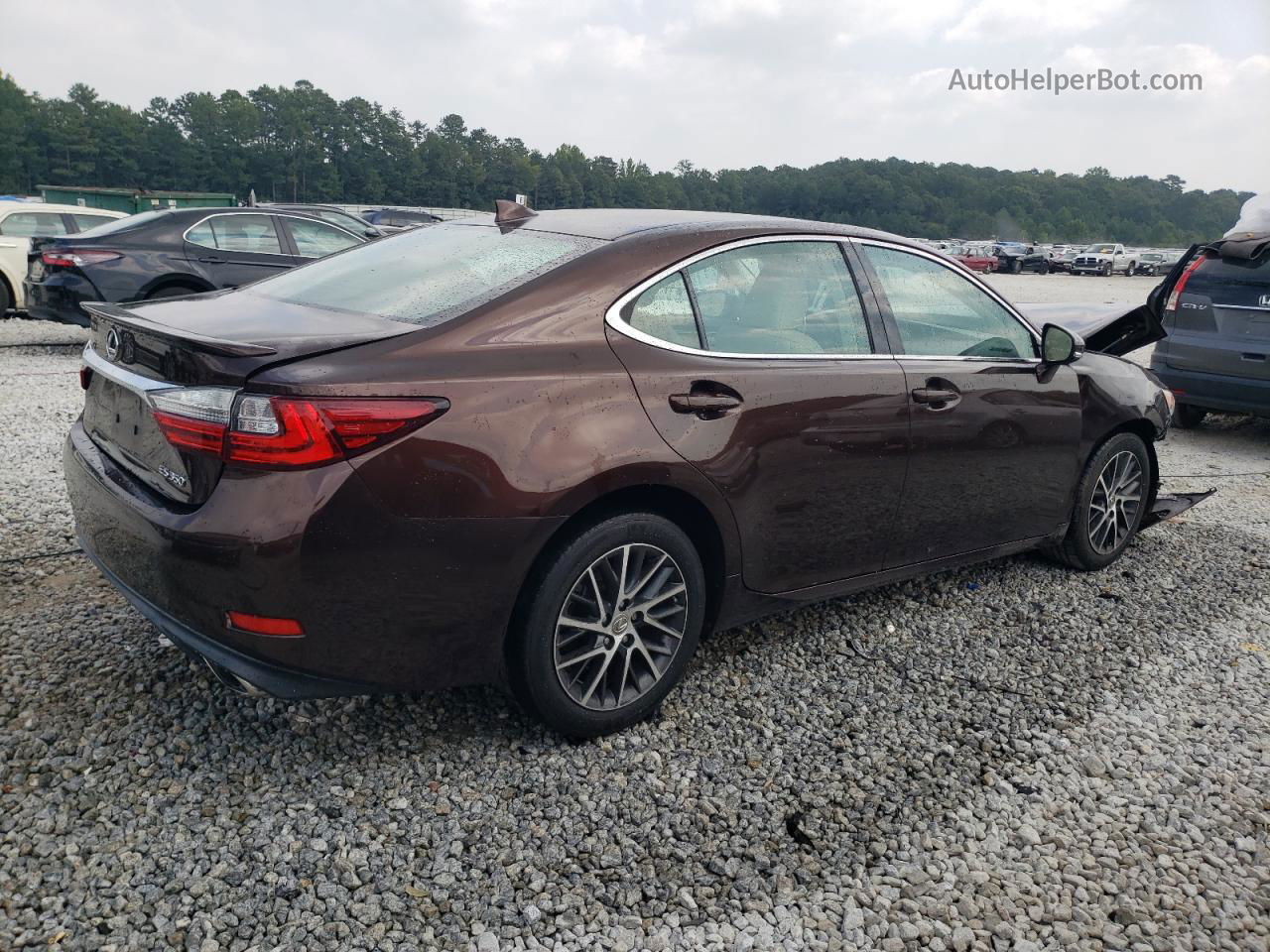 2016 Lexus Es 350 Burgundy vin: 58ABK1GG7GU023147