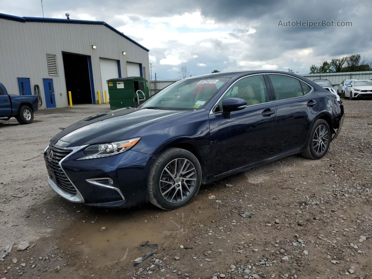 2016 Lexus Es 350 Синий vin: 58ABK1GG7GU026176