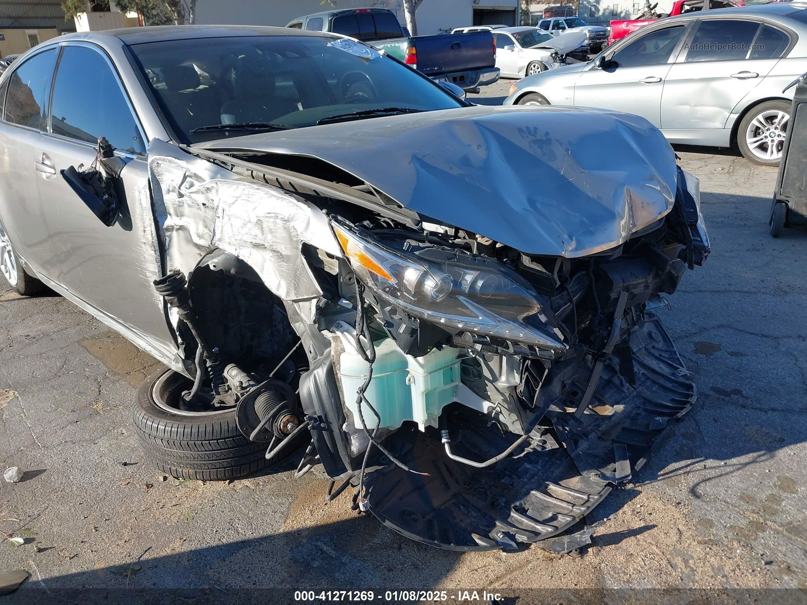 2017 Lexus Es 350   Silver vin: 58ABK1GG7HU035722