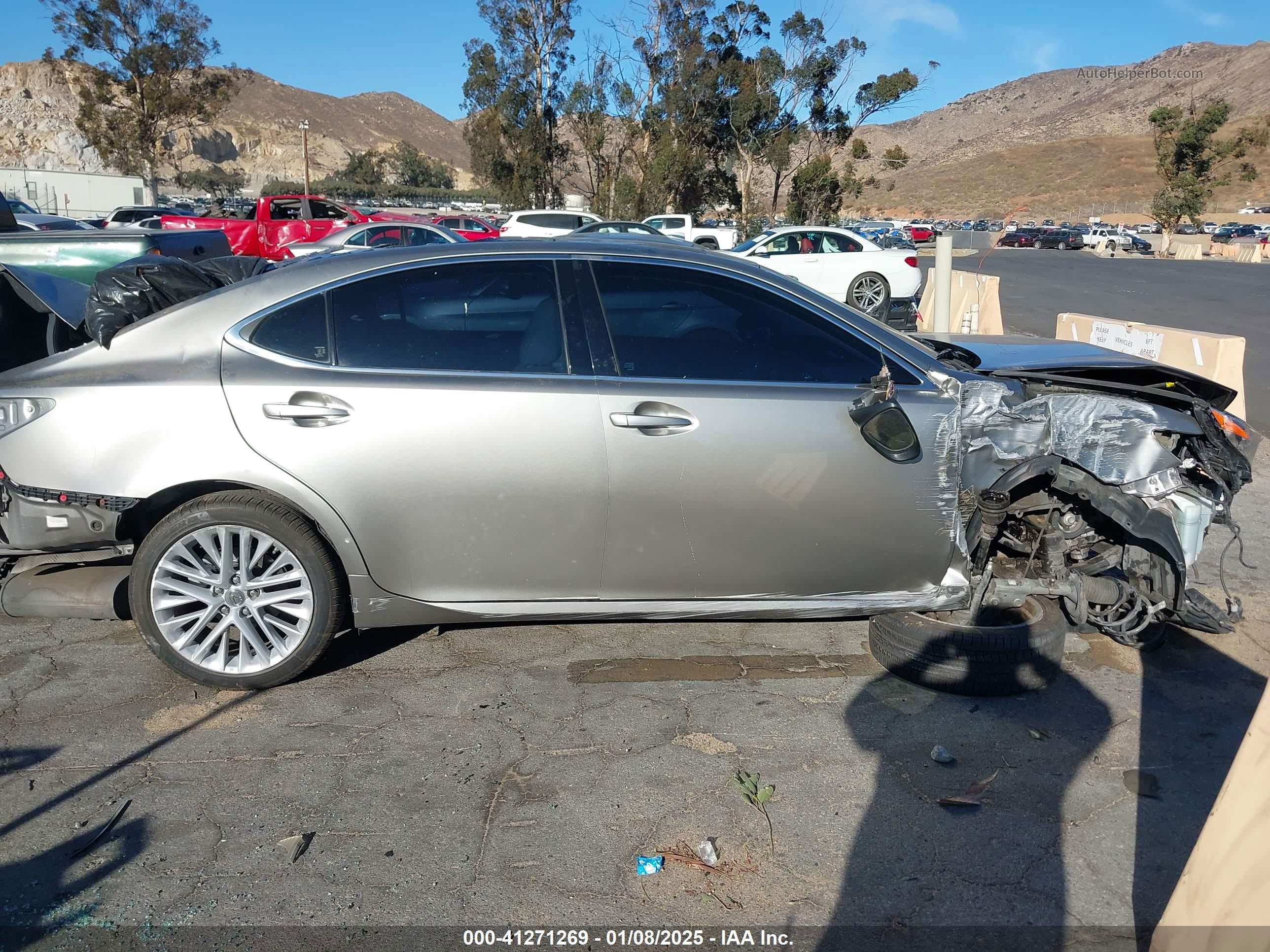 2017 Lexus Es 350   Silver vin: 58ABK1GG7HU035722