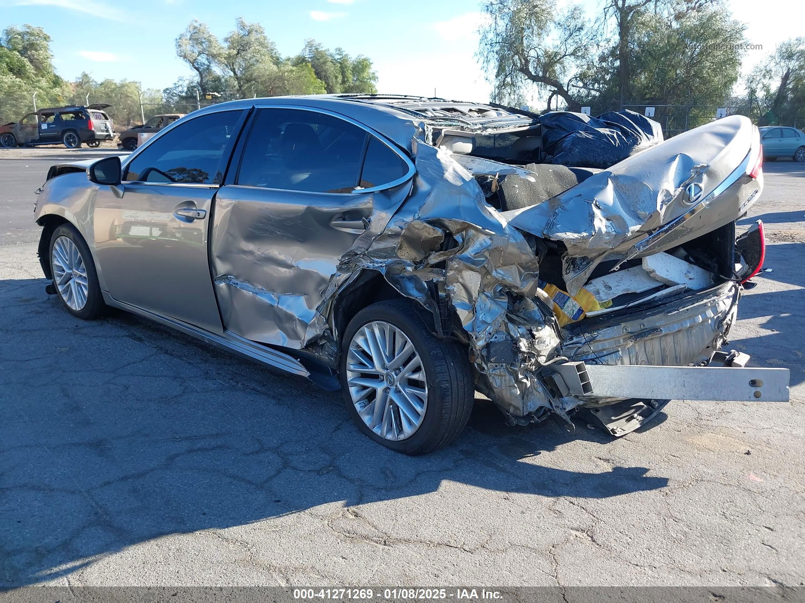 2017 Lexus Es 350   Silver vin: 58ABK1GG7HU035722