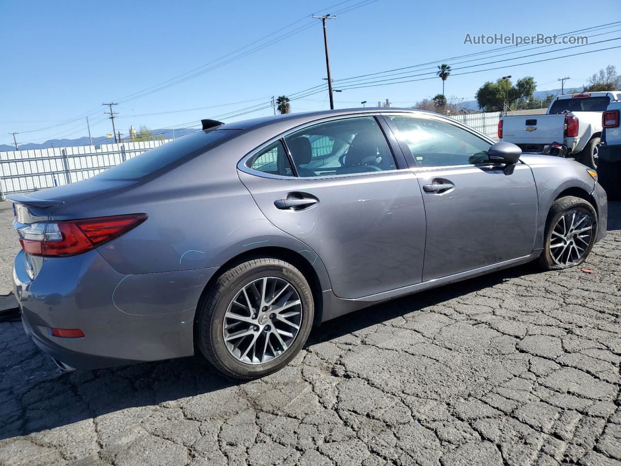 2017 Lexus Es 350 Charcoal vin: 58ABK1GG7HU035753