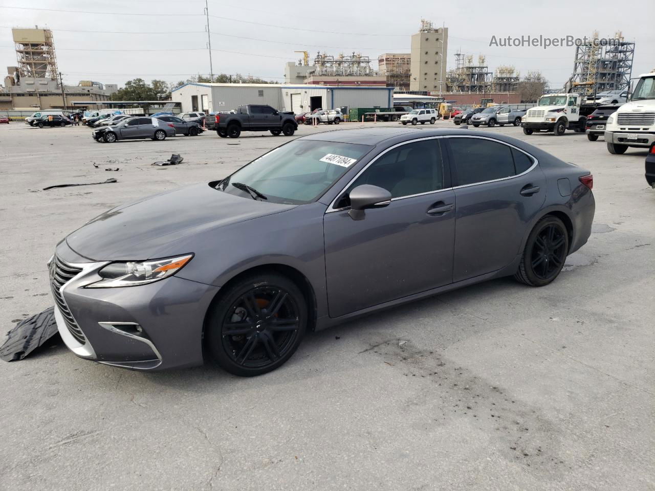 2017 Lexus Es 350 Charcoal vin: 58ABK1GG7HU040998