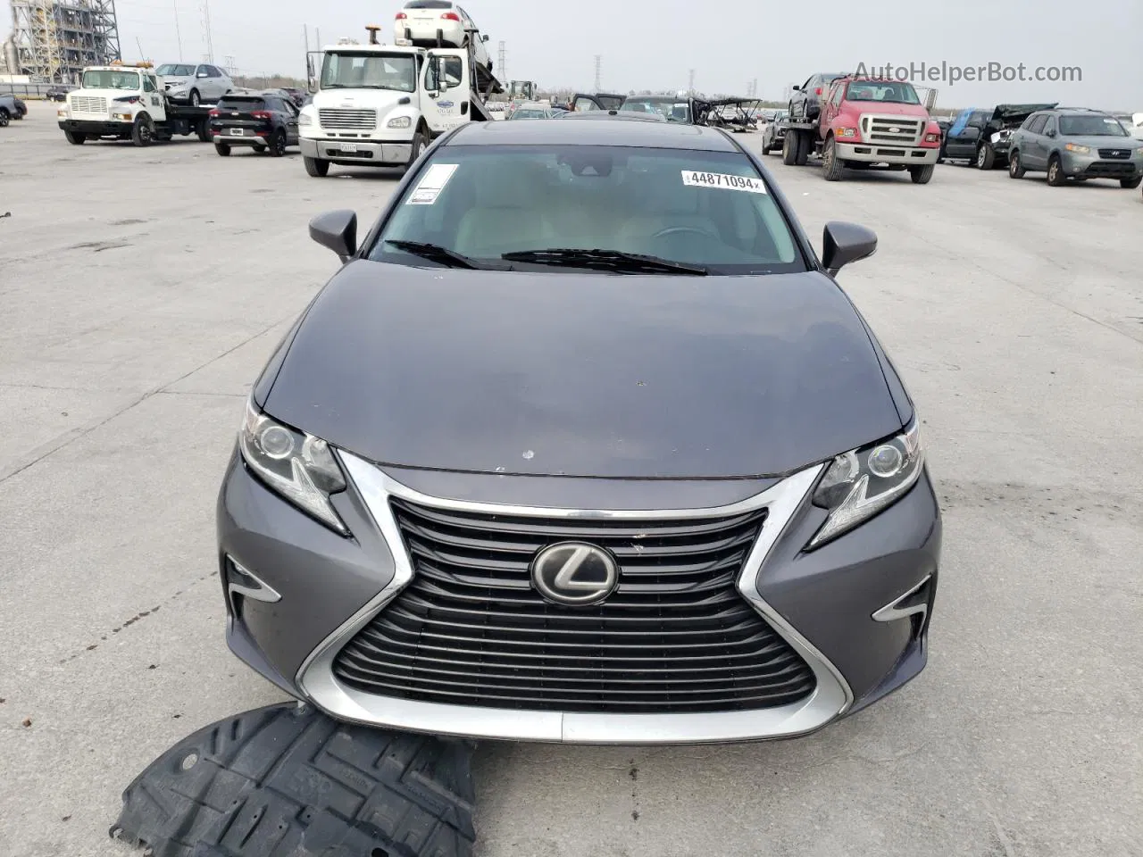 2017 Lexus Es 350 Charcoal vin: 58ABK1GG7HU040998