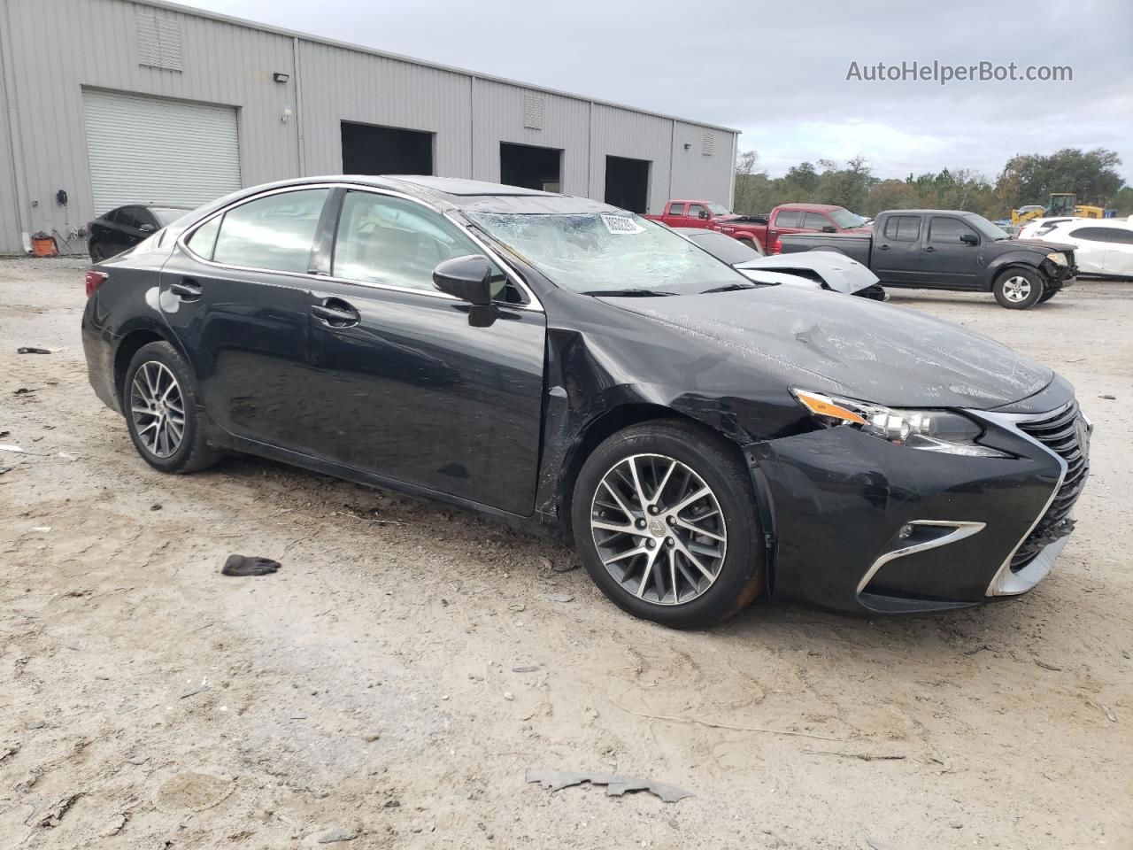 2017 Lexus Es 350 Black vin: 58ABK1GG7HU041049