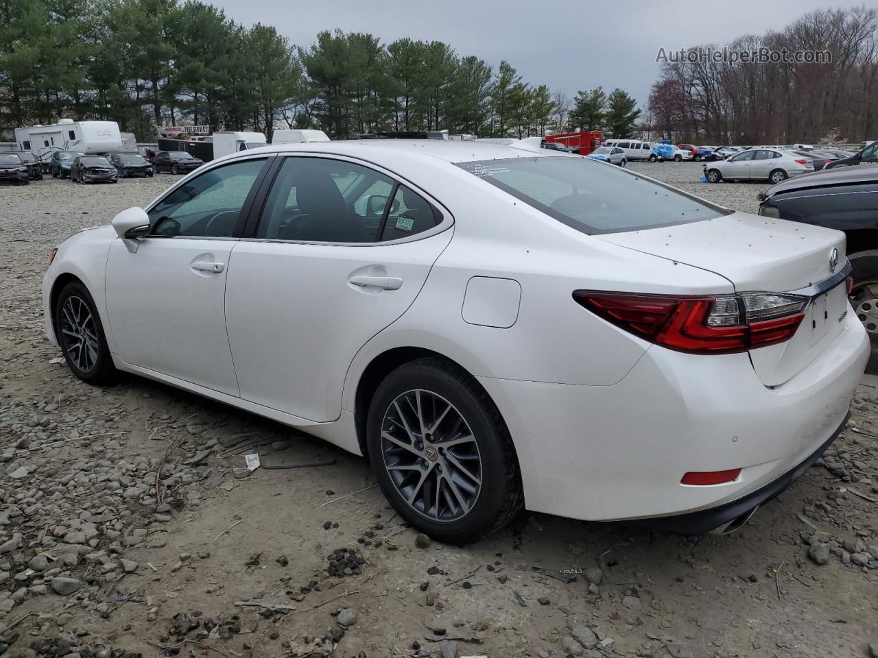 2017 Lexus Es 350 White vin: 58ABK1GG7HU041410