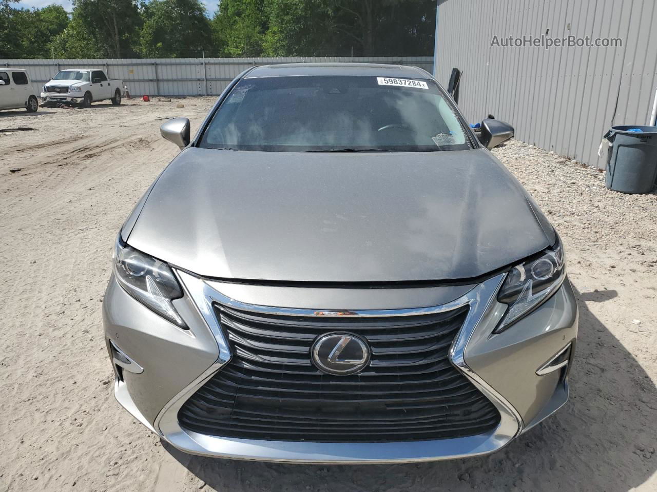 2017 Lexus Es 350 Gray vin: 58ABK1GG7HU044906