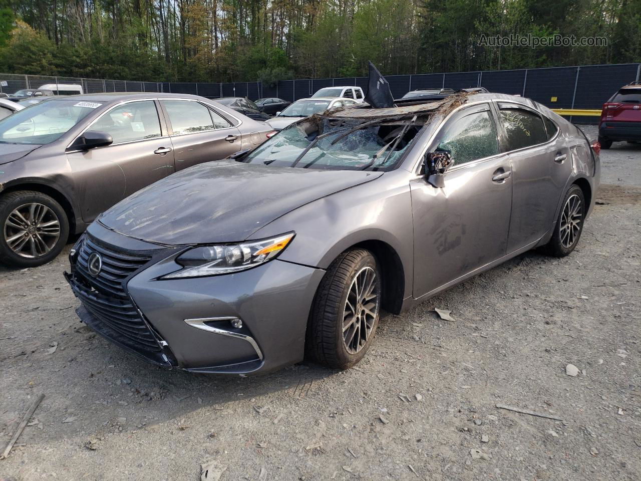 2017 Lexus Es 350 Gray vin: 58ABK1GG7HU046428