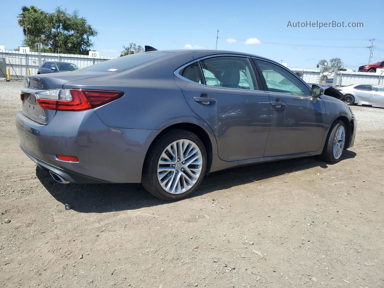 2017 Lexus Es 350 Gray vin: 58ABK1GG7HU050527