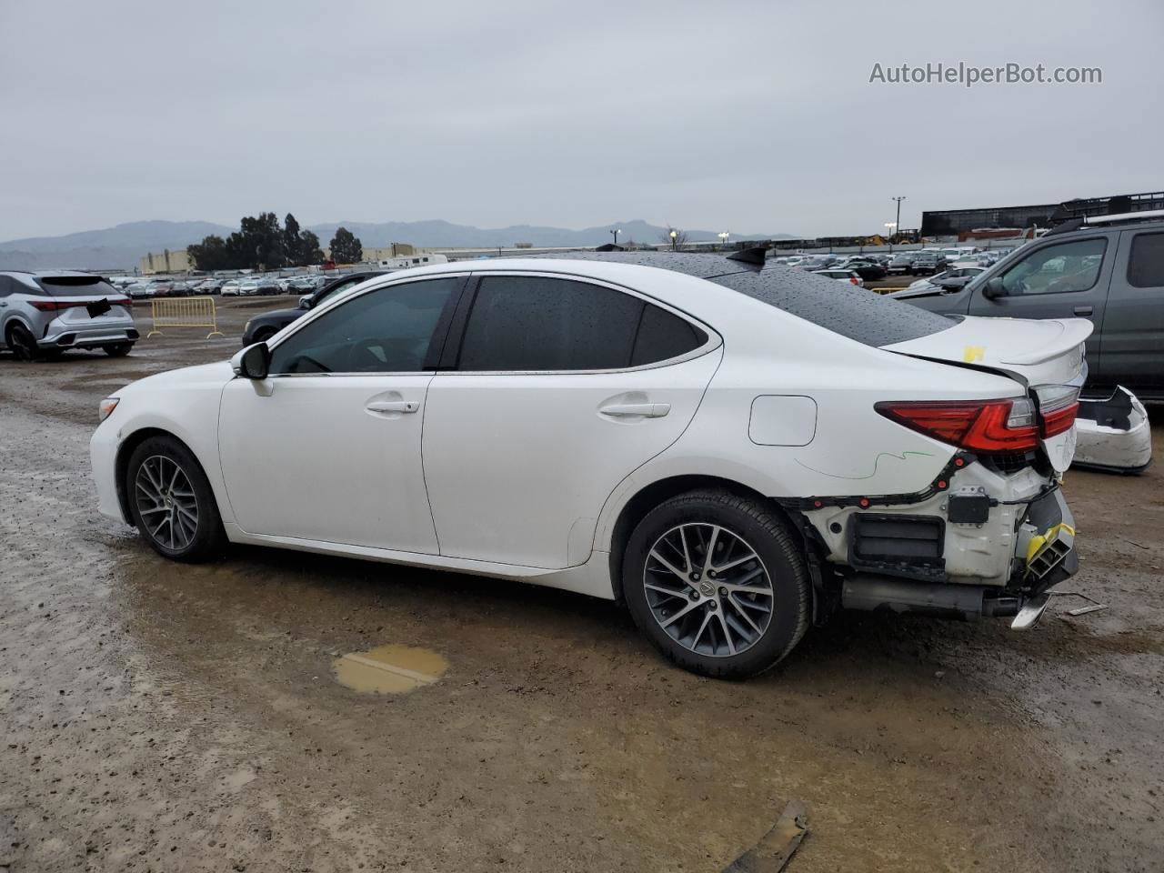 2017 Lexus Es 350 White vin: 58ABK1GG7HU065206