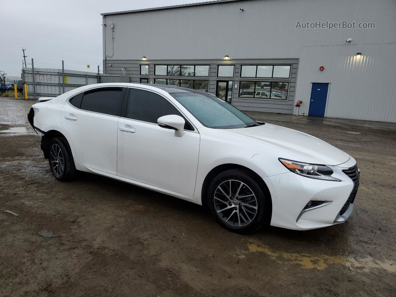 2017 Lexus Es 350 White vin: 58ABK1GG7HU065206