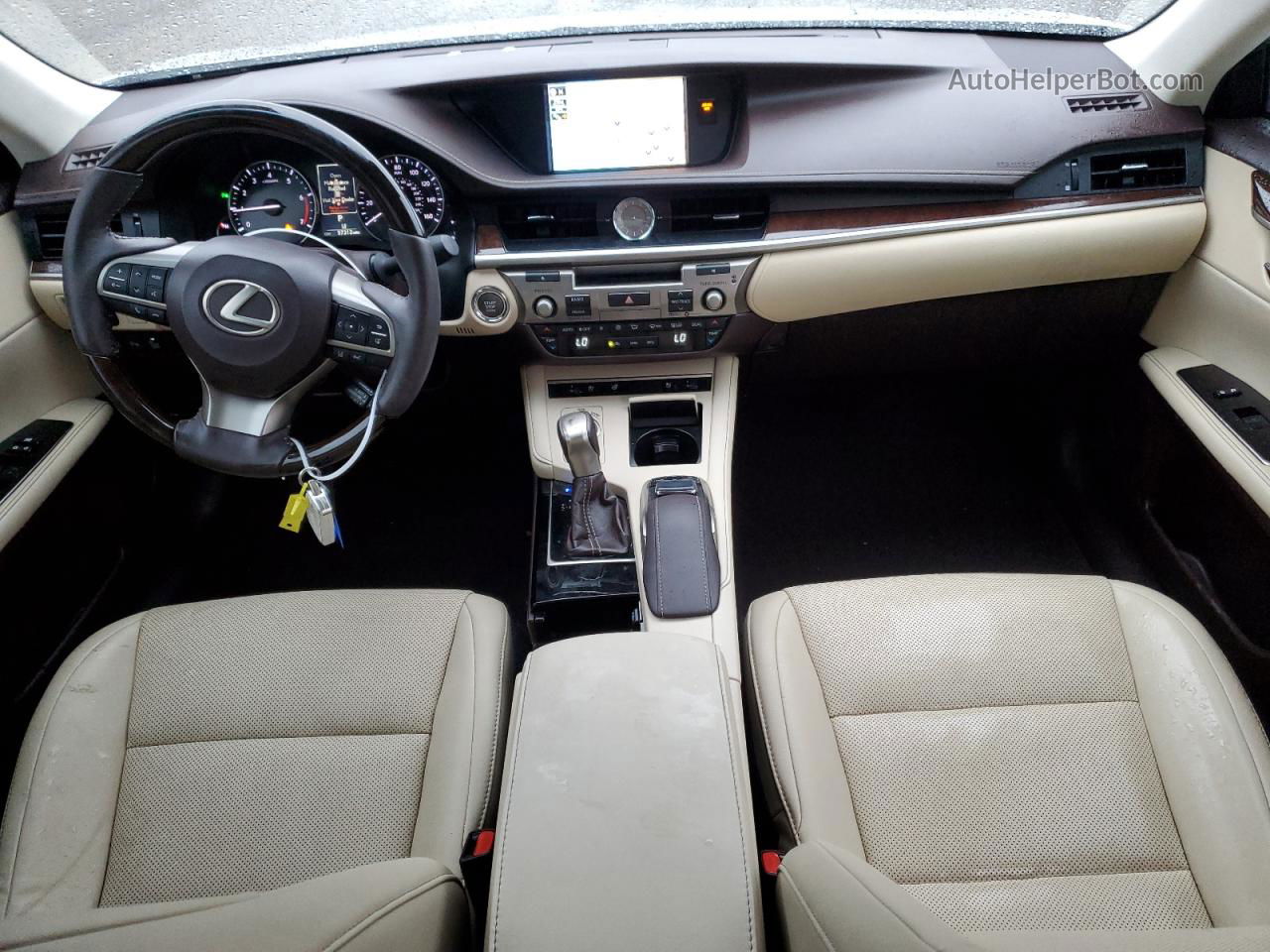 2017 Lexus Es 350 White vin: 58ABK1GG7HU065206