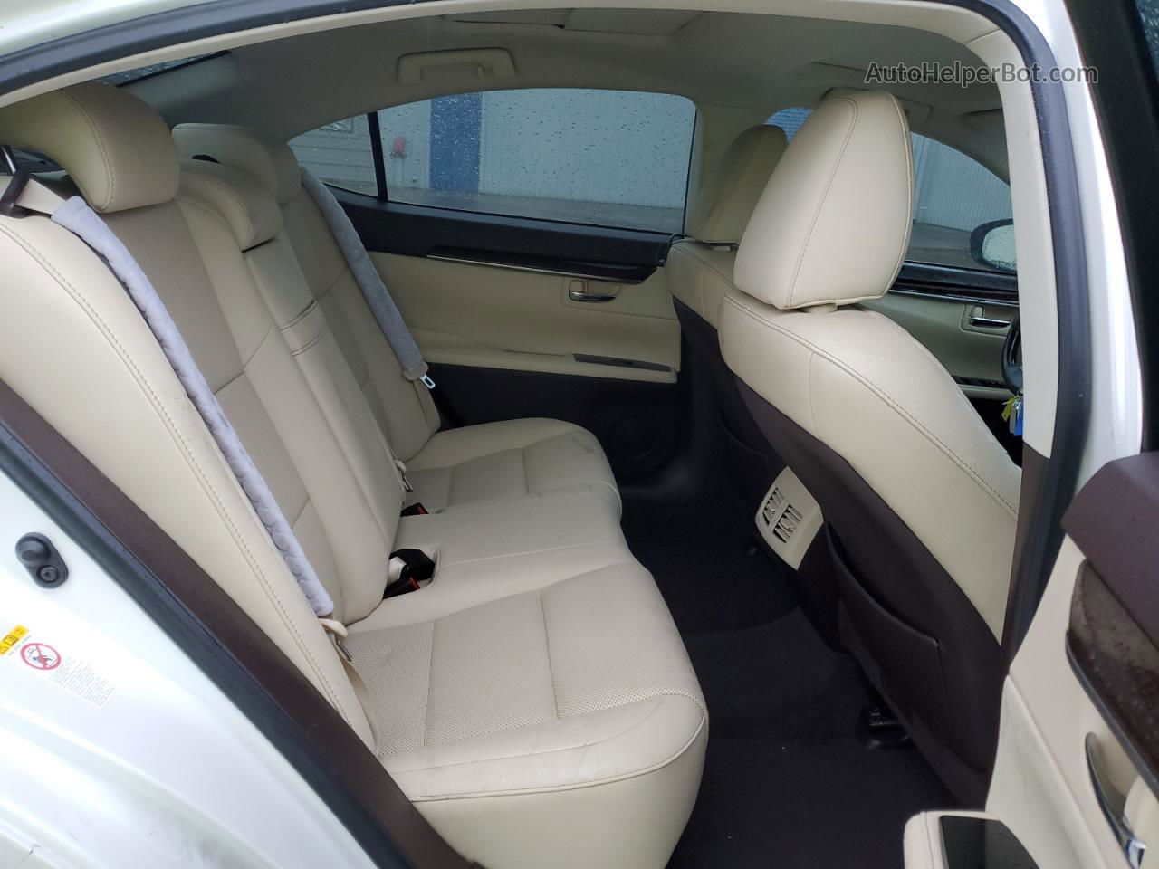 2017 Lexus Es 350 White vin: 58ABK1GG7HU065206