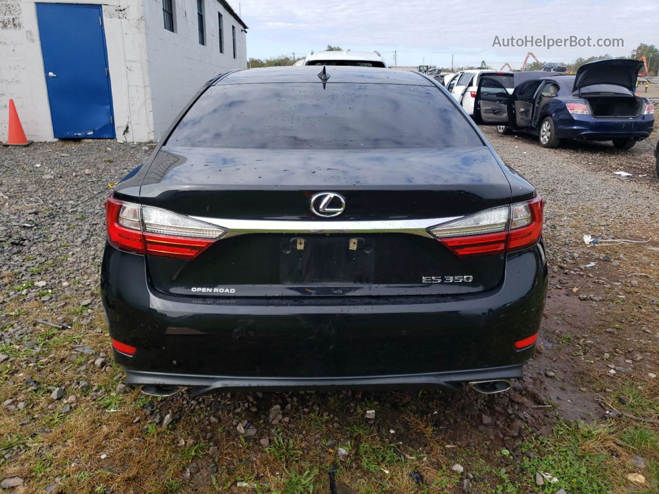 2017 Lexus Es 350 Черный vin: 58ABK1GG7HU065822