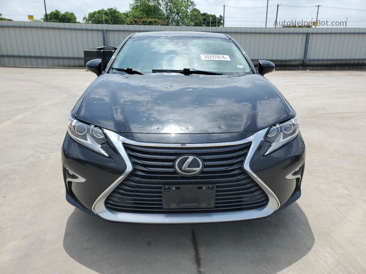 2017 Lexus Es 350 Black vin: 58ABK1GG7HU066758