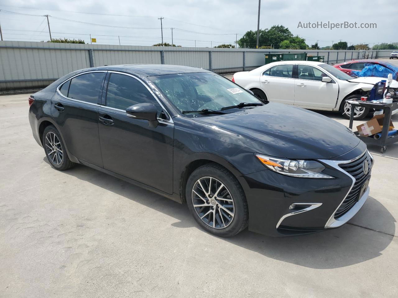 2017 Lexus Es 350 Черный vin: 58ABK1GG7HU066758