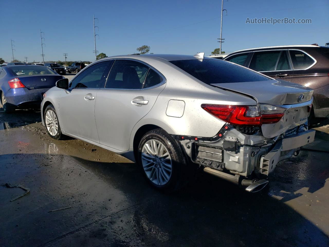 2017 Lexus Es 350 Silver vin: 58ABK1GG7HU068719