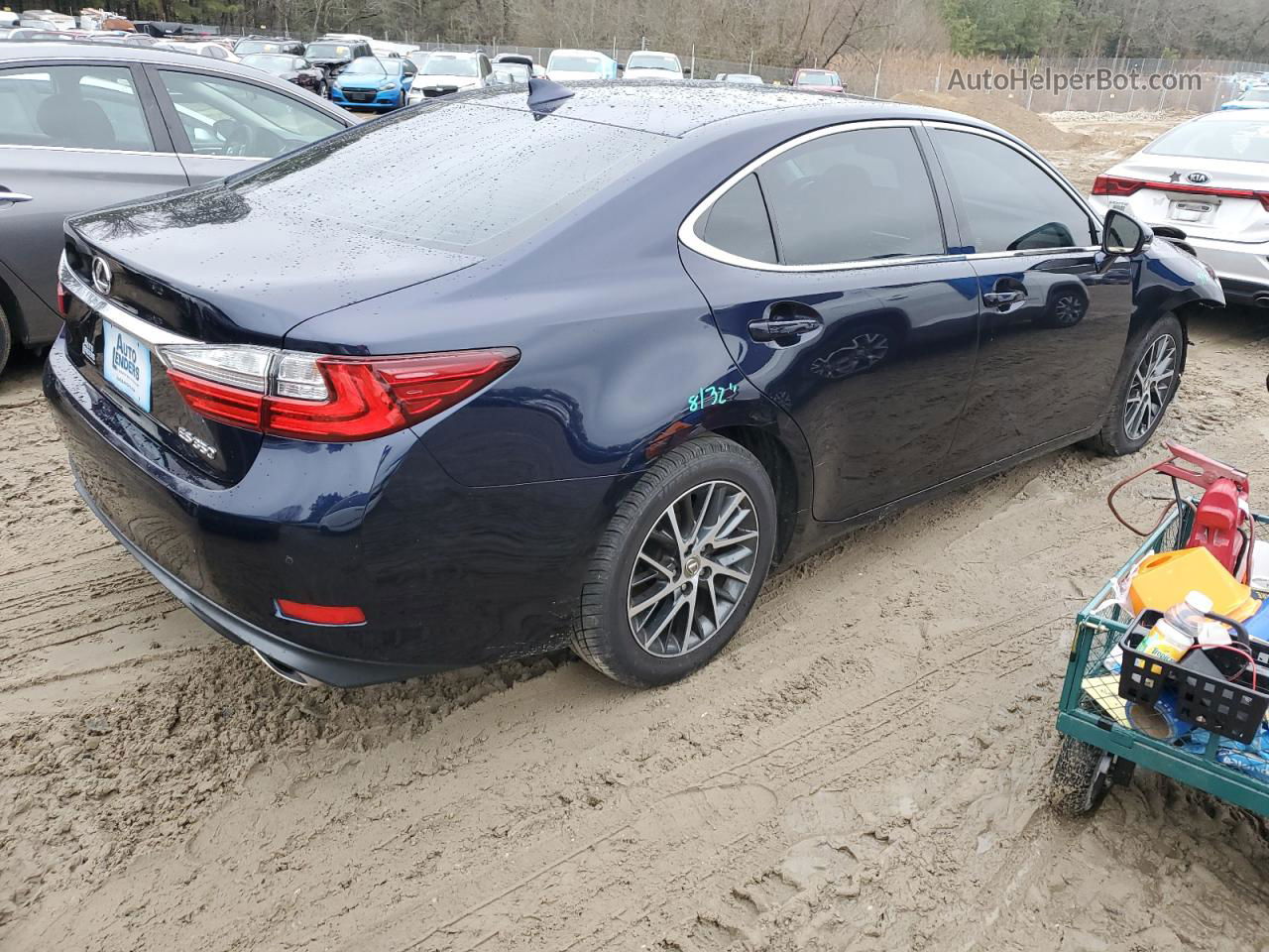 2017 Lexus Es 350 Blue vin: 58ABK1GG7HU069398